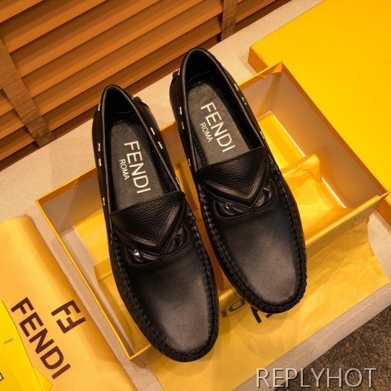 Fendi 2020 Mens Leather Loafer