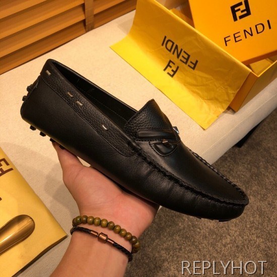 Fendi 2020 Mens Leather Loafer