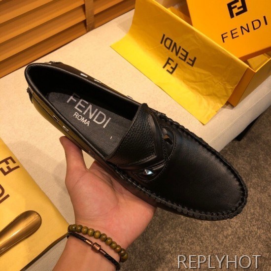 Fendi 2020 Mens Leather Loafer