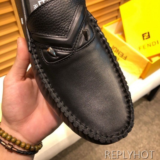 Fendi 2020 Mens Leather Loafer