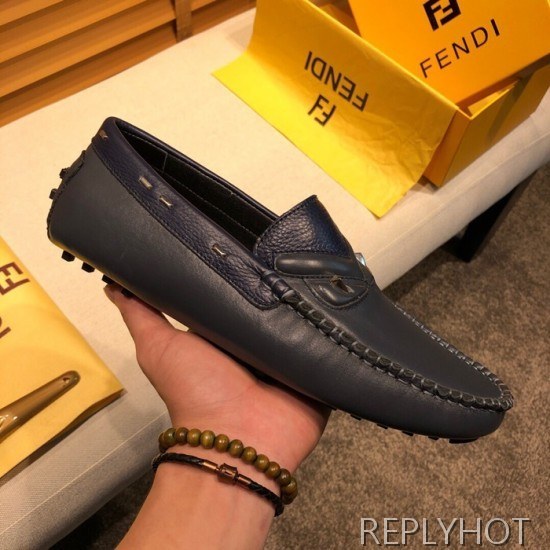 Fendi 2020 Mens Leather Loafer
