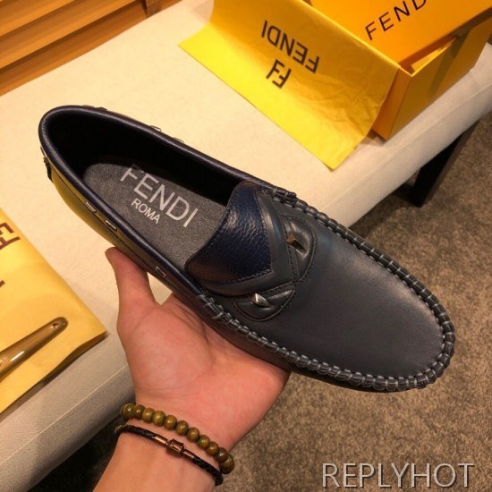 Fendi 2020 Mens Leather Loafer