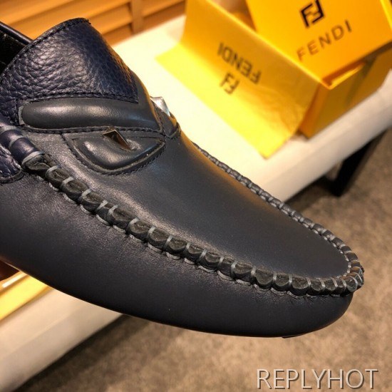 Fendi 2020 Mens Leather Loafer