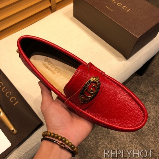 Gucci 2020 Mens Leather Loafer