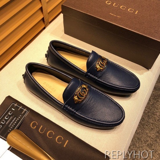 Gucci 2020 Mens Leather Loafer