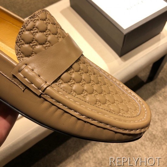 Gucci 2020 Mens Leather Loafer