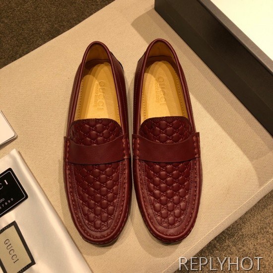 Gucci 2020 Mens Leather Loafer