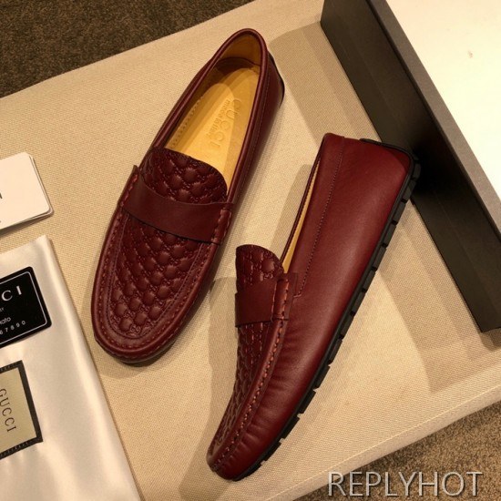 Gucci 2020 Mens Leather Loafer