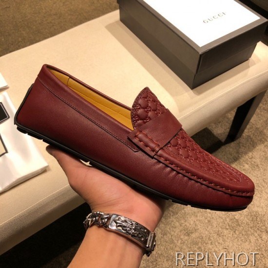 Gucci 2020 Mens Leather Loafer