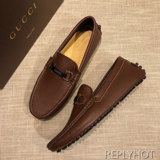 Gucci 2020 Mens Leather Loafer