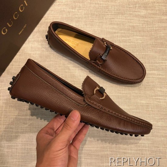Gucci 2020 Mens Leather Loafer