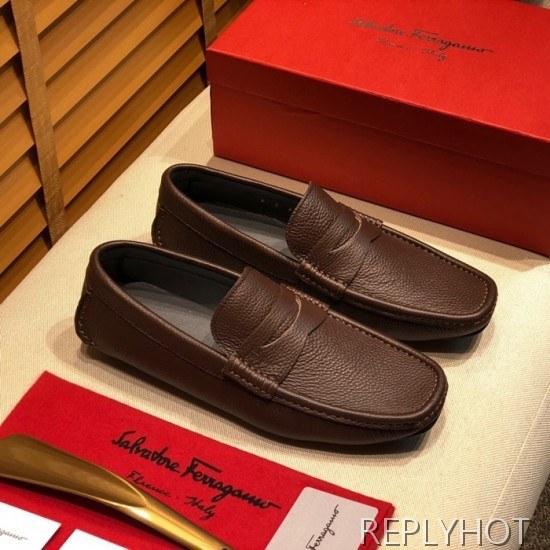 Ferragamo  2020 Mens Leather Loafer