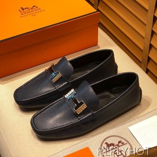 Hermes 2020 Mens Leather Loafer