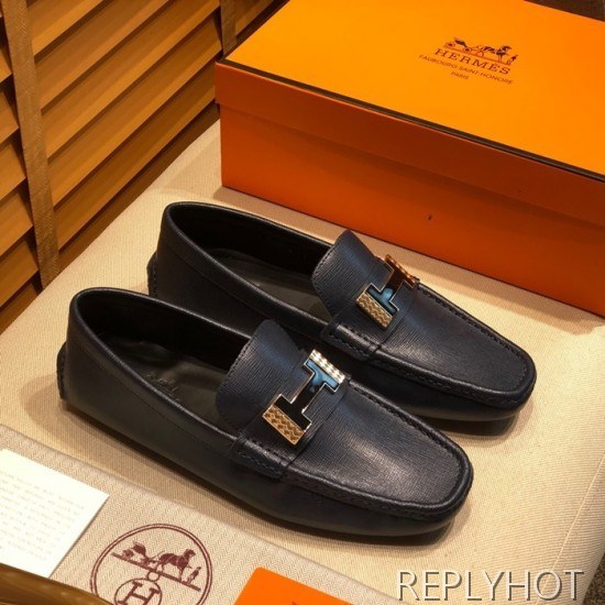 Hermes 2020 Mens Leather Loafer