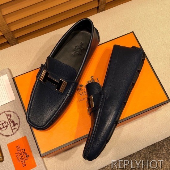 Hermes 2020 Mens Leather Loafer
