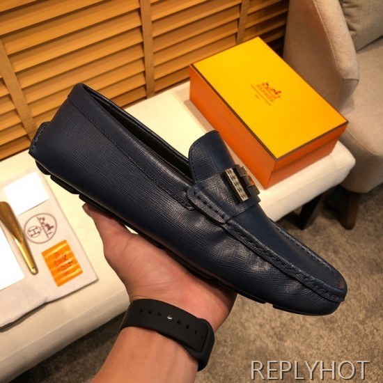 Hermes 2020 Mens Leather Loafer