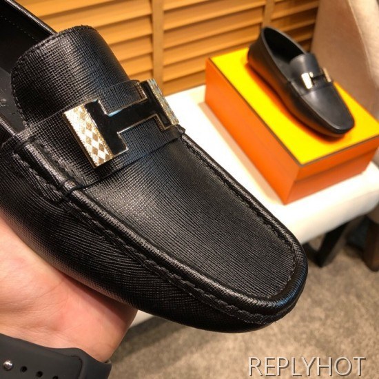 Hermes 2020 Mens Leather Loafer
