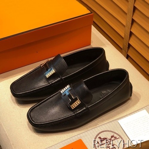 Hermes 2020 Mens Leather Loafer