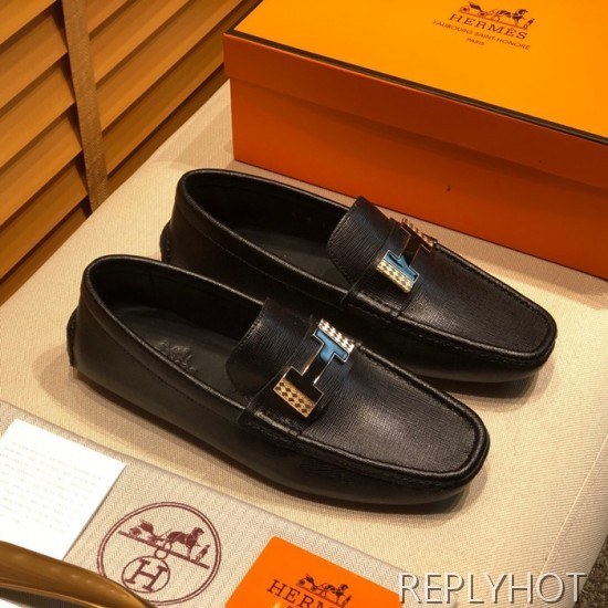 Hermes 2020 Mens Leather Loafer