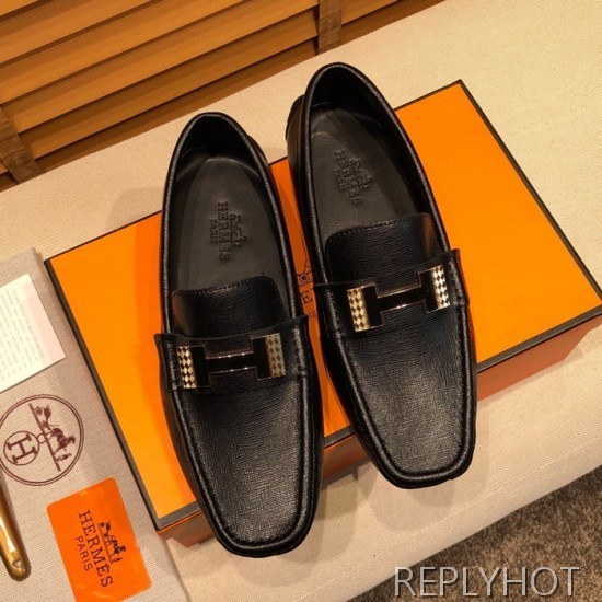 Hermes 2020 Mens Leather Loafer