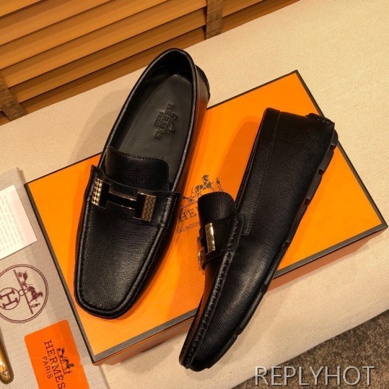 Hermes 2020 Mens Leather Loafer