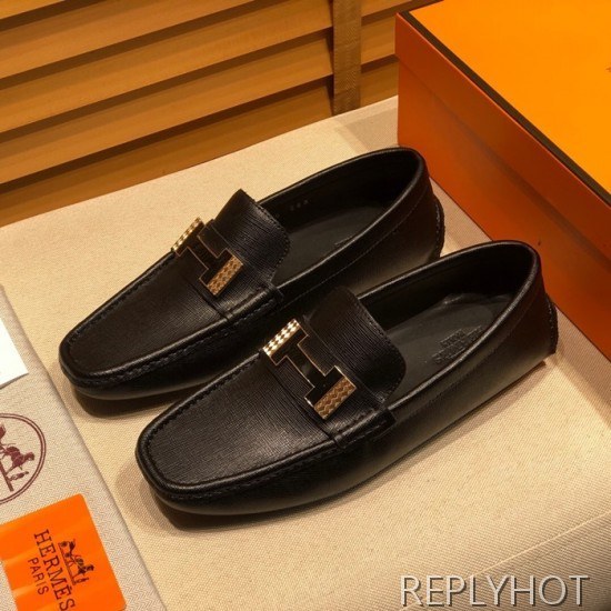 Hermes 2020 Mens Leather Loafer