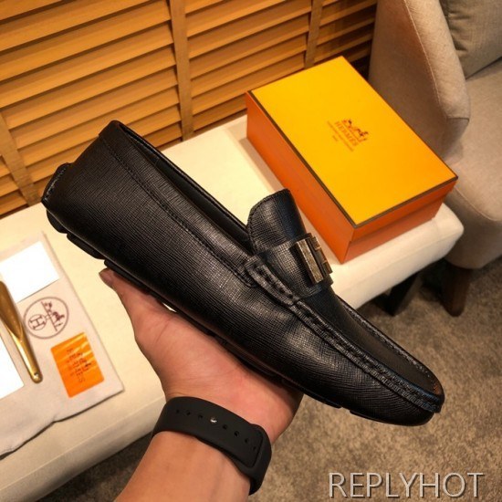 Hermes 2020 Mens Leather Loafer