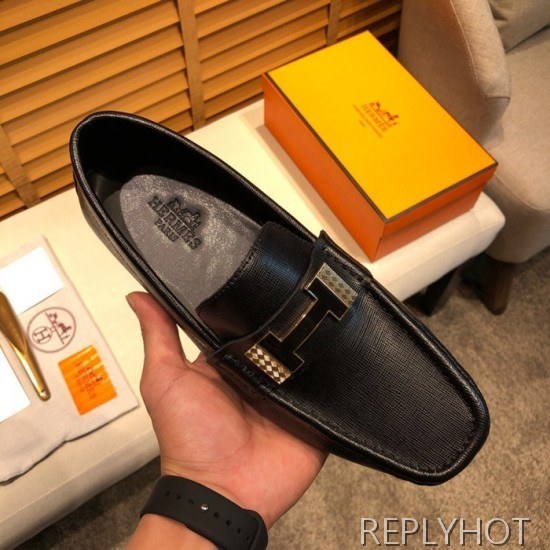 Hermes 2020 Mens Leather Loafer