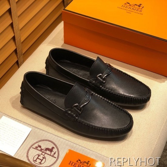 Hermes 2020 Mens Leather Loafer
