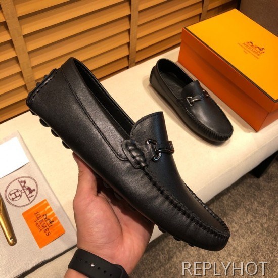 Hermes 2020 Mens Leather Loafer