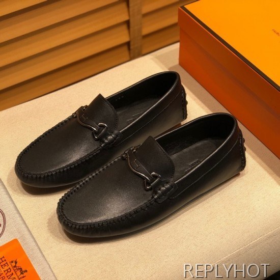 Hermes 2020 Mens Leather Loafer