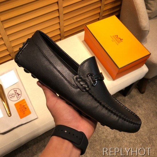 Hermes 2020 Mens Leather Loafer