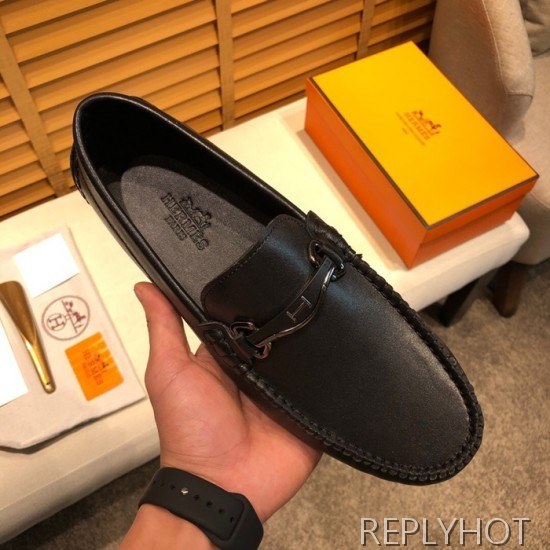 Hermes 2020 Mens Leather Loafer