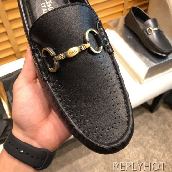 Dolce&Gabbana 2020 Mens Leather Loafer
