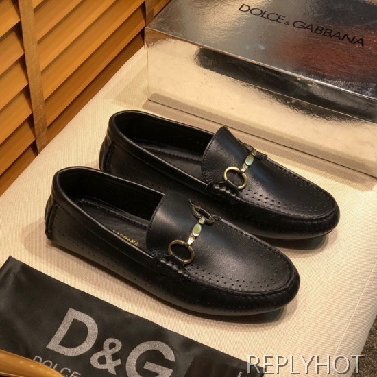 Dolce&Gabbana 2020 Mens Leather Loafer