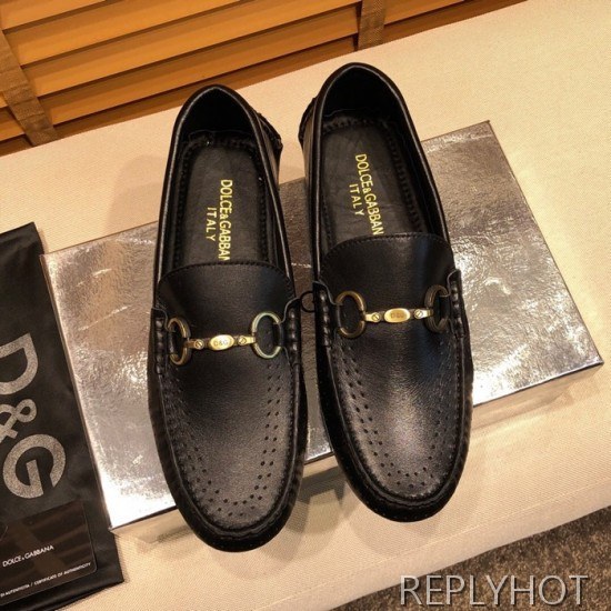 Dolce&Gabbana 2020 Mens Leather Loafer