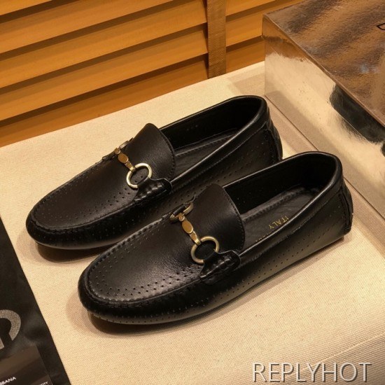 Dolce&Gabbana 2020 Mens Leather Loafer