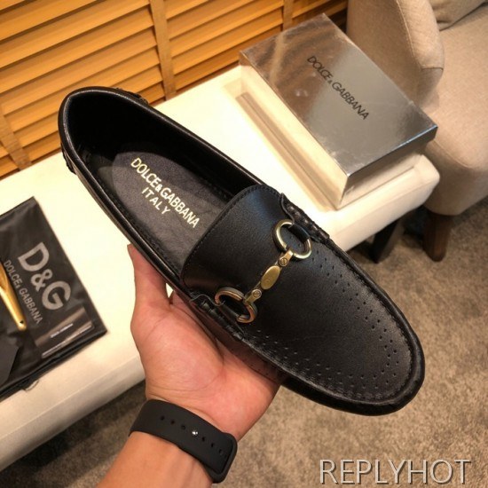 Dolce&Gabbana 2020 Mens Leather Loafer
