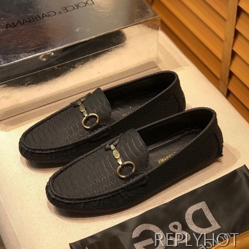 Dolce&Gabbana 2020 Mens Leather Loafer