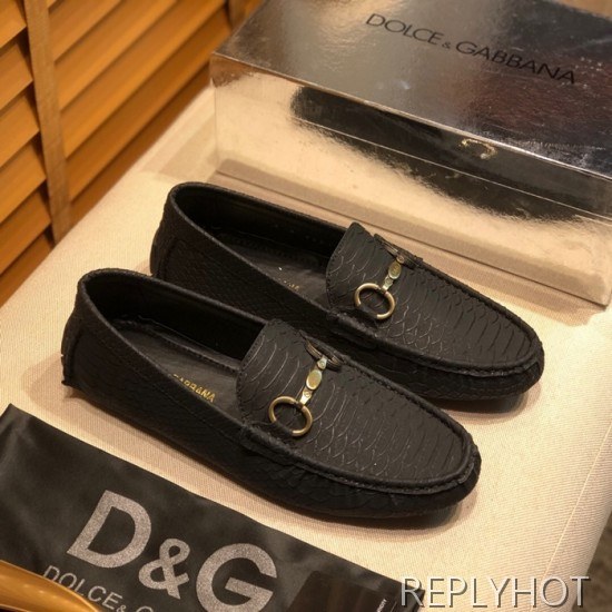 Dolce&Gabbana 2020 Mens Leather Loafer