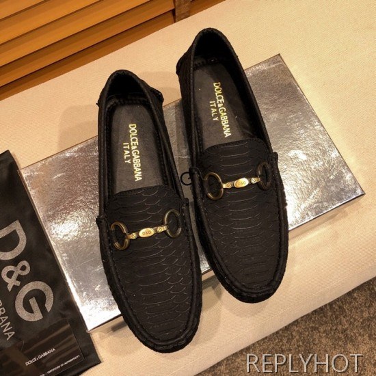 Dolce&Gabbana 2020 Mens Leather Loafer