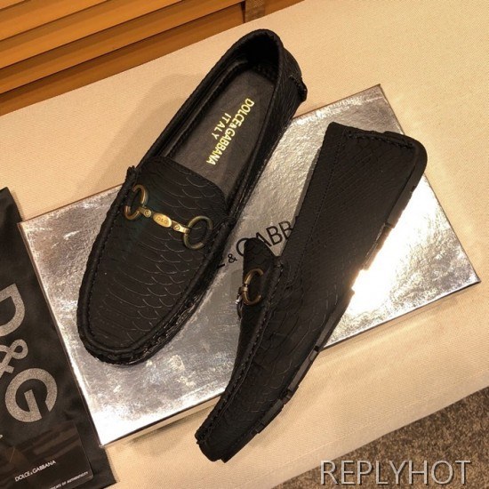 Dolce&Gabbana 2020 Mens Leather Loafer