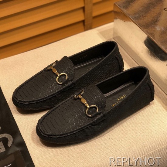 Dolce&Gabbana 2020 Mens Leather Loafer