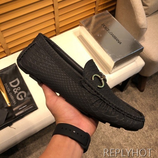 Dolce&Gabbana 2020 Mens Leather Loafer