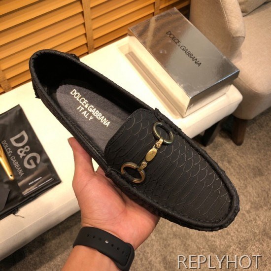 Dolce&Gabbana 2020 Mens Leather Loafer