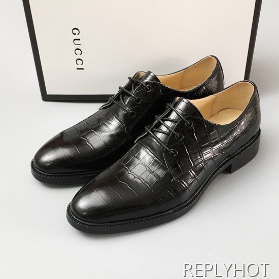 [업 신상]Gucci 2020 Mens Leather Oxford Shoes