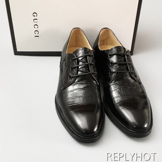 [업 신상]Gucci 2020 Mens Leather Oxford Shoes
