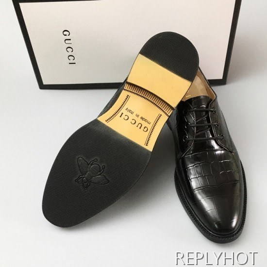 [업 신상]Gucci 2020 Mens Leather Oxford Shoes