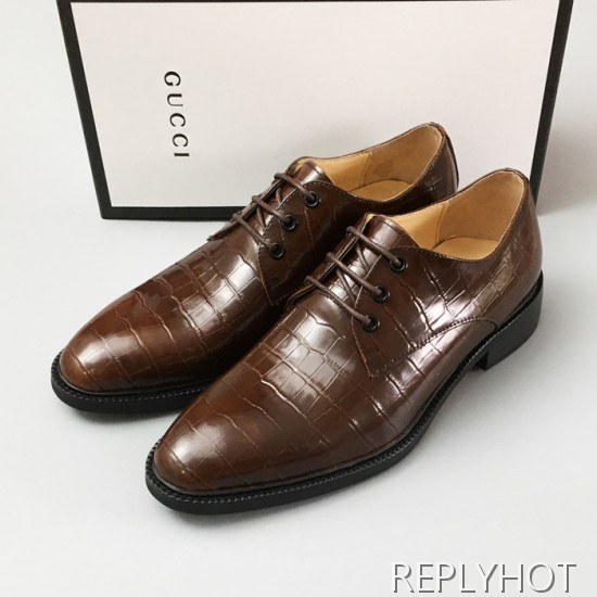 [업 신상]Gucci 2020 Mens Leather Oxford Shoes