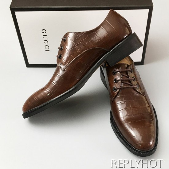 [업 신상]Gucci 2020 Mens Leather Oxford Shoes